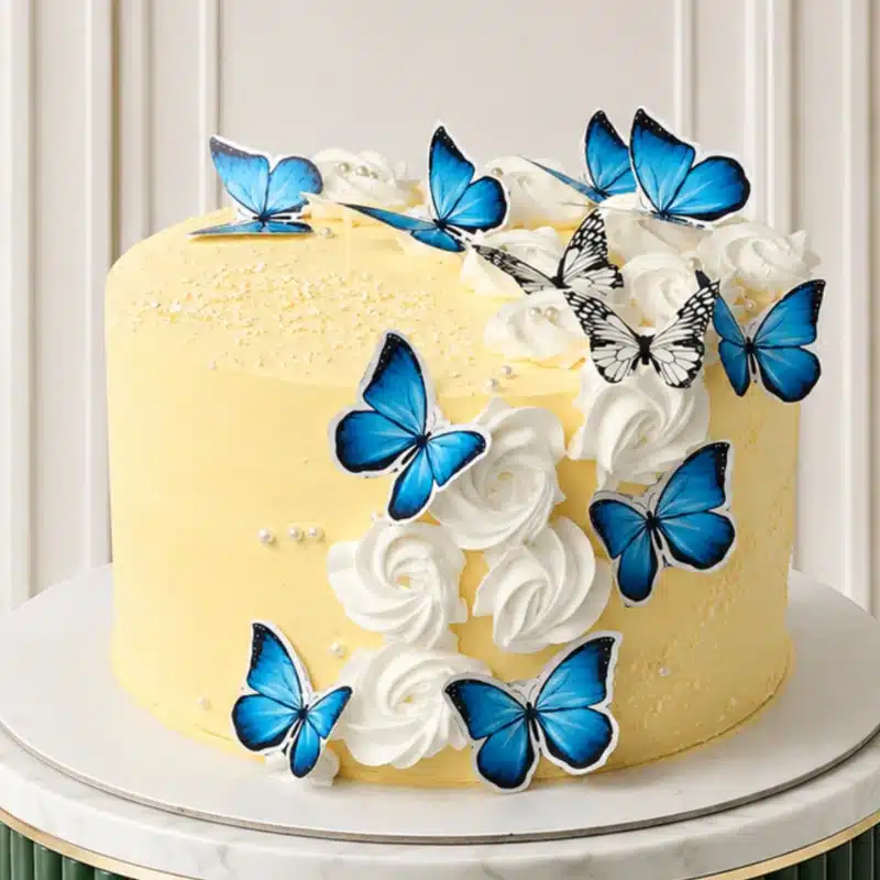 butterfly yellow cake yellow butterfly cake