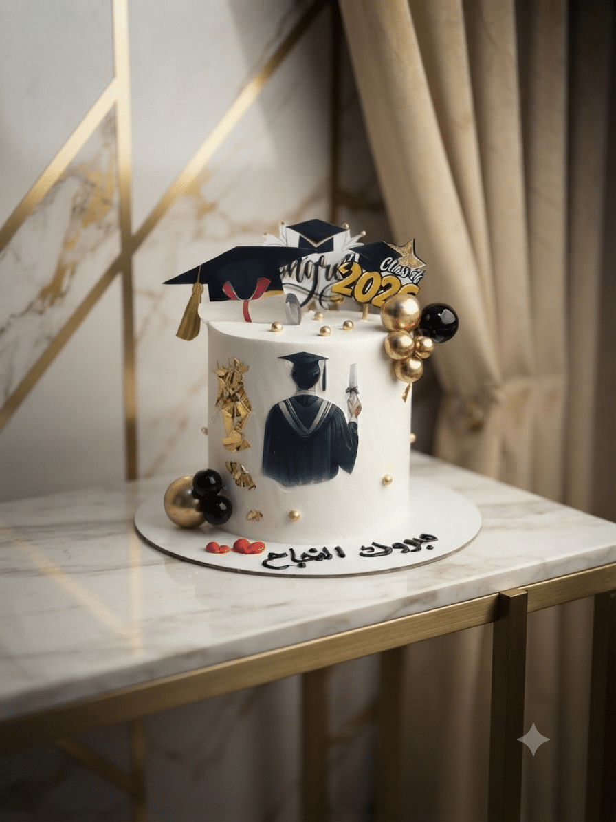 grad cake vibe Graduation Vibe Cake - Image 1