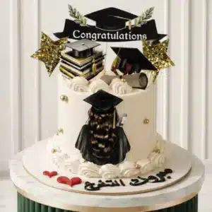 sparkle graduation cake