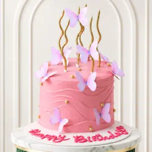 delightful butterfly cake