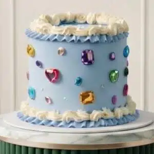 Crystal blue cake