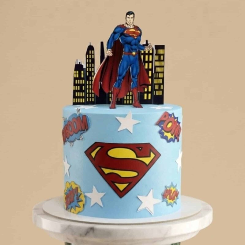 SuperMan Cake 1 Superman Cake – superhero birthday cake