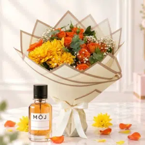 orange perfume bouquet
