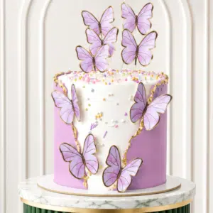 Purple Butterfly Cake